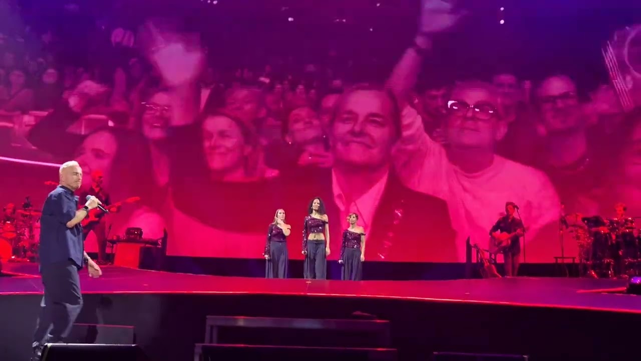 Eros ramazzotti Paris 2026 stupide parole romantiche 