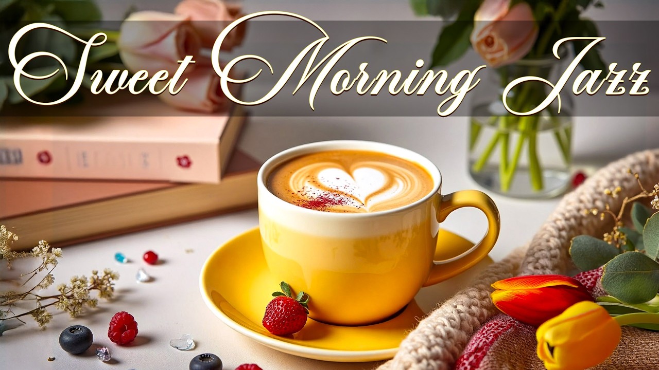 Sweet Morning Coffee Jazz ☕ Warm Spring Café Vibes & Smooth Bossa Nova for Energy The Day