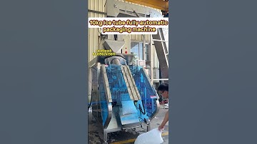 10kg ice tube automatic packaging machine China factory #icepackingmachine