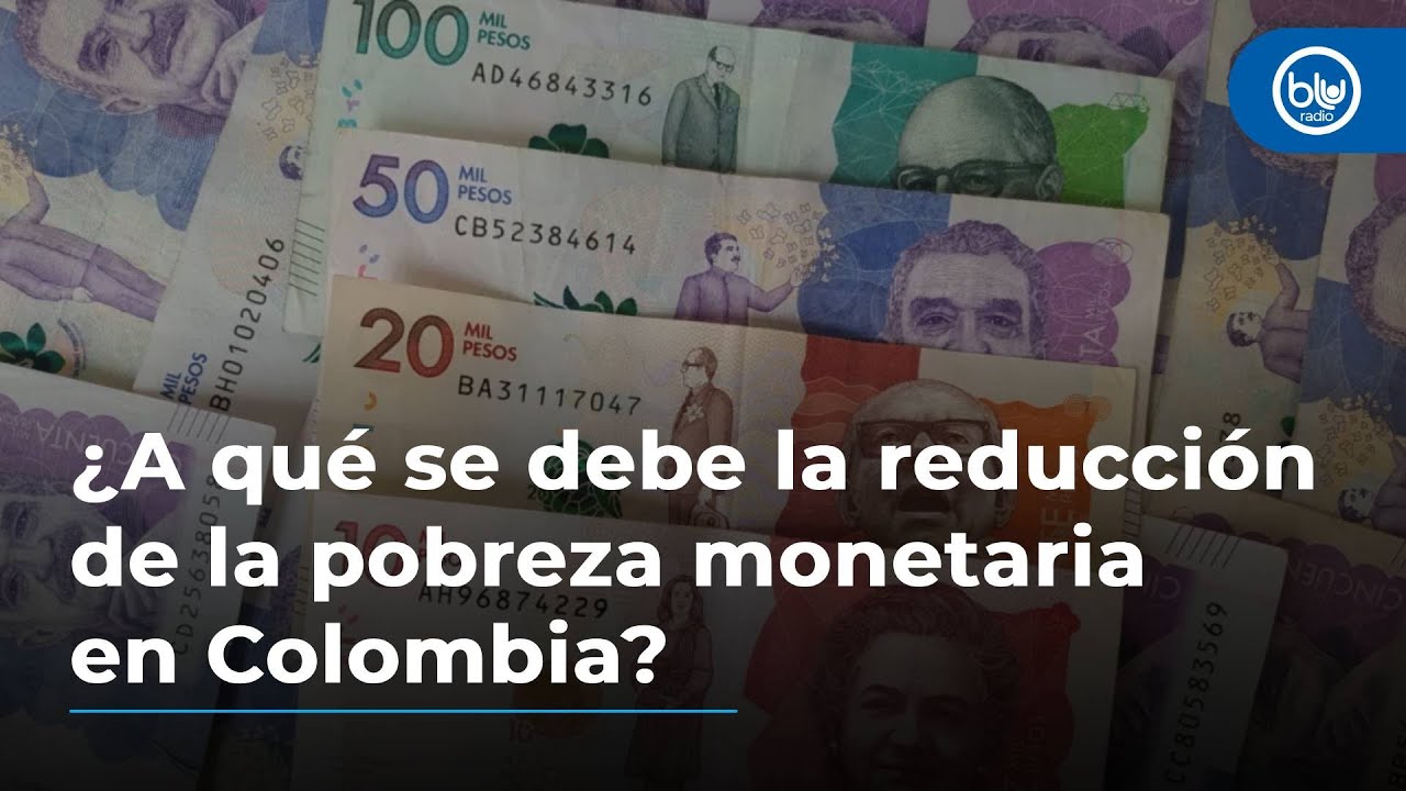 ¿A qué se debe la reducción de la pobreza monetaria en Colombia? Dane ...