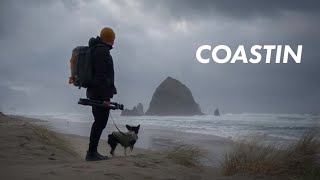 CANNON BEACH MORNING PHOTOGRAPHY WITH MY DOG BEAR