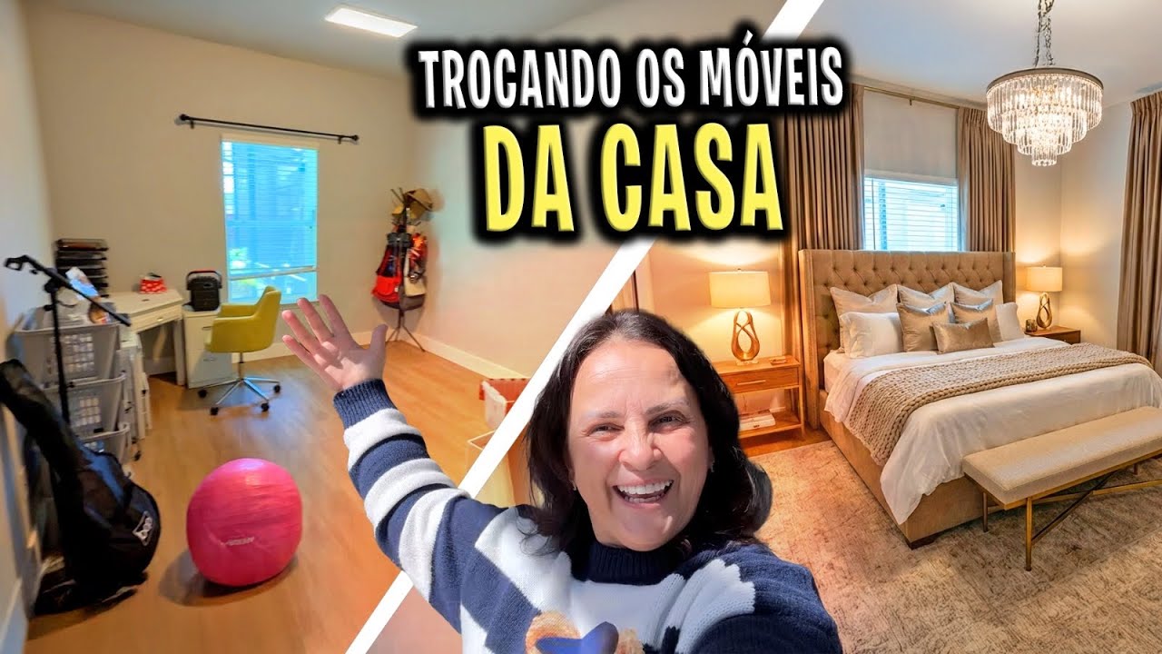 Trocando móveis da casa aqui nos eua 🇺🇸  🏠 vamos receber parentes do Brasil 🇧🇷 🏠