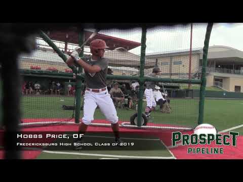 Hobbs Price Prospect Video, OF Fredericksburg High School Class of 2019