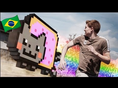 nyan cat na vida real dublado 🇧🇷(criador original CalvinSang)