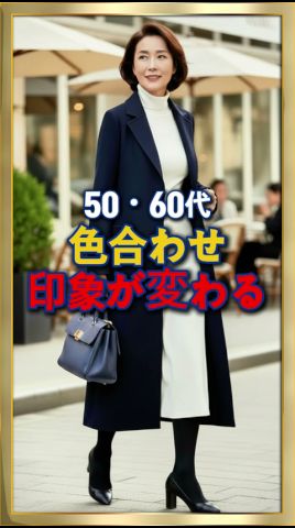 50・60代 これだけで變わる 洗練される印象の色の組み合わせ5選