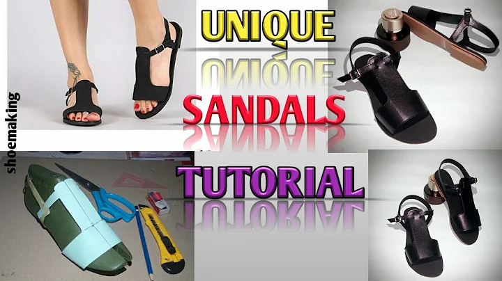 How to make this unique ladies sandals pattern #shoemaking #beginners