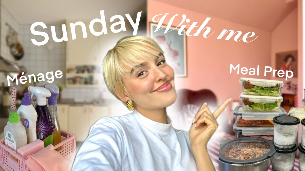 Un dimanche avec moi ! (ménage, meal prep etc...)