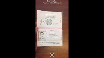 Smart IDReader - Scan Russian National Passport in mobile app (screen cast)
