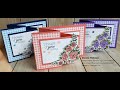 How to make a double Z fold card using Stampin' Up!
