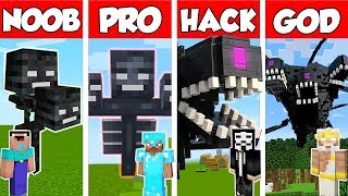 Minecraft NOOB vs PRO vs HACKER vs GOD: WITHER STORM MUTANT CHALLENGE in Minecraft \/ Animation