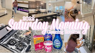 ✨NEW! SATURDAY MORNING CLEANING ROUTINE! | CLEAN WITH ME | CLEANING MOTIVATION