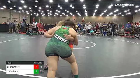 200 Lbs Rr Rnd 5 Olivia Brown Oklahoma Dual Vs Jas...