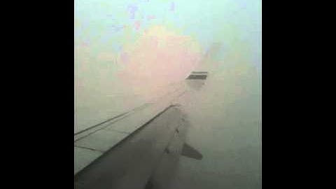 Foggy Landing In Seattle