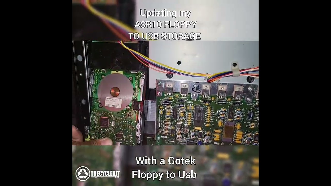 How to update Asr10 floppy to Usb. - YouTube