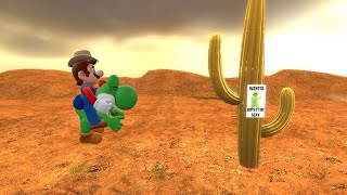 Animanstudios cowboy but it's Super Mario (feat non-Mario characters) screenshot 5