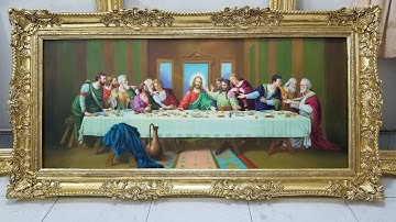 Tranh sơn dầu bữa tiệc ly - tranh 12 vị tông đồ