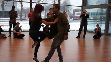00115 AZNLZF2017 Larissa and Kadu ACD partial ~ video by Zouk Soul