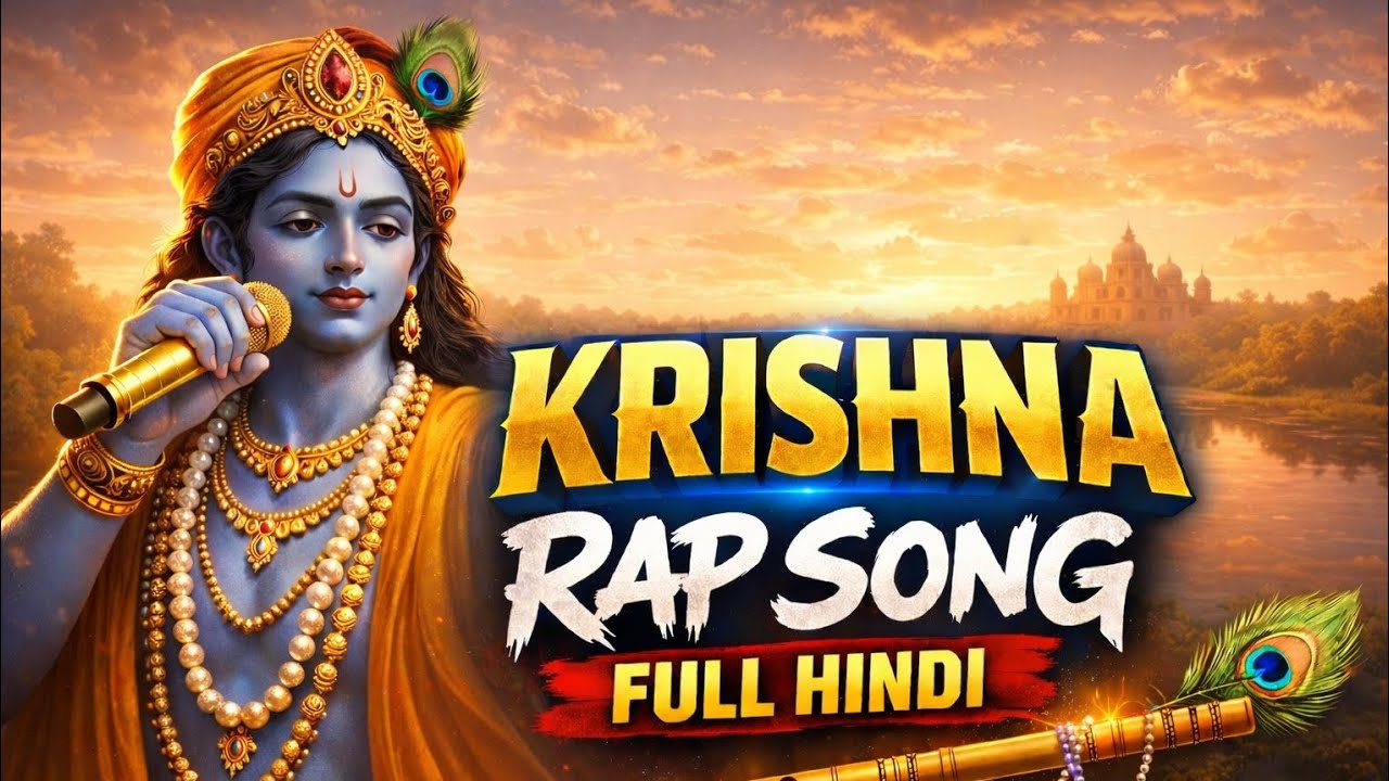 Krishna rap song🥰😍 in hindi full hd video - YouTube