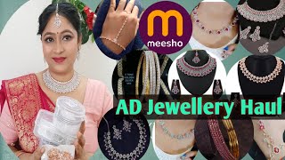 Meesho AD Necklace Set Haul Ad Jewellery Haul Affordable Jewellery Haul @glammishti #bymishti