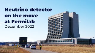 Neutrino detector moves across Fermilab