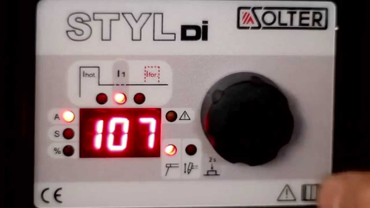 Equipo inverter de soldadura de electrodo STYL - YouTube