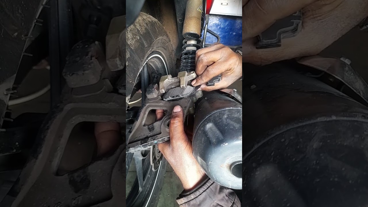 TVS अपाचे RTR पिछले डिस्क पैड चेंज फुल वीडियो | Apache RTR 180 Disc Pad Change | Disc Pad Change