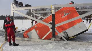 Ice Fishing Ice Castle Recovery - Rice Lake, WI - 1/13/2020