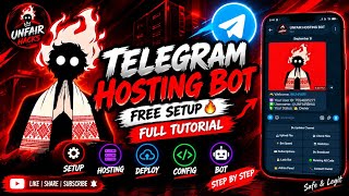 How To Setup free fire Tcp Bot Telegram Hosting Bot 🔥 | Free  | Full Tutorial 2026