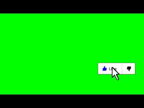 Green Screen (Yeşil Ekran) Like At Videosu