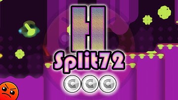 "H" by Split72 [ALL COINS] | Geometry Dash Daily #70 [2.11]