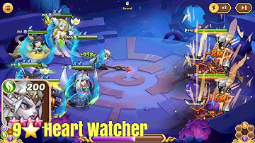 IdleHeroes: Trial of Gluttony With and Without Heart Watcher