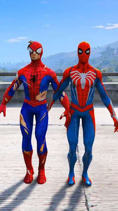 GTA V : SPIDER-MAN VS SUPERMAN SUPERHERO BATTLE 🔥 #shorts #gta5