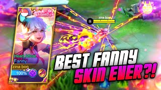 THE BEST FANNY SKIN EVER ?! NEW FANNY VALENTINE SKIN, 'HEART AFLOAT' REVIEW | MLBB