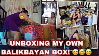 BALIK-PINAS UNBOXING NG SARILI KONG BALIKBAYAN BOX | OFW in Taiwan buhayofw balikbayanbox