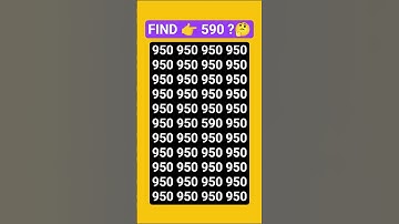 Find the odd number 590 #shorts #short #shortvideo #youtubeshorts #youtube #viral #oddoneout