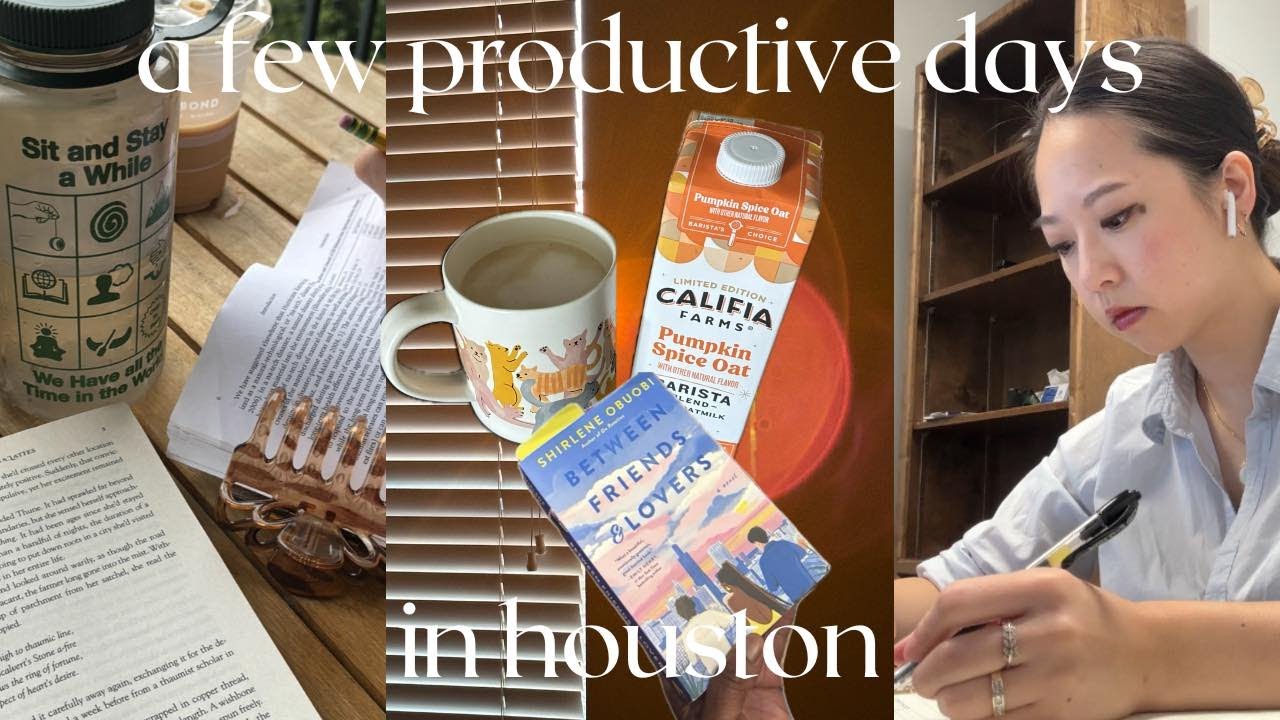 days in my life in houston 🍂☕️a productive fall vlog - YouTube