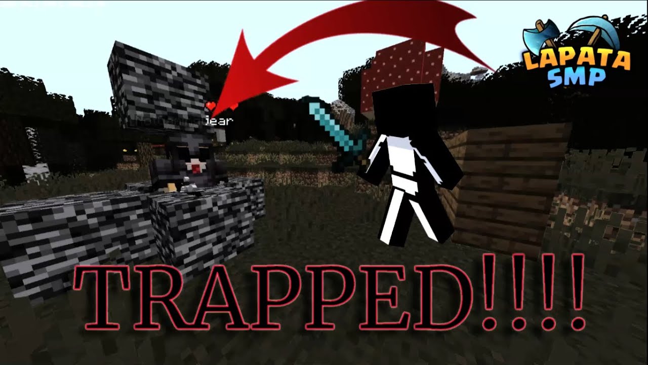 How we trapped a player in this minecraft lifesteal smp...@zyntrikk ...