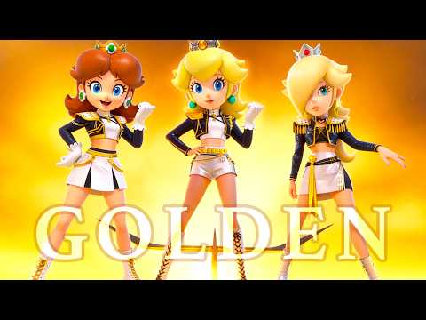 Golden | Princess Peach & Rosalina Duet Version | K-Pop Demon Hunters (Fanmade Animation)