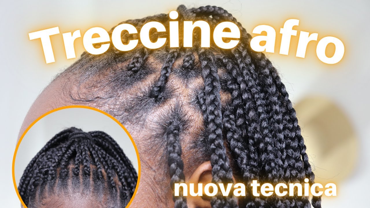 laterale treccine afro meta testa