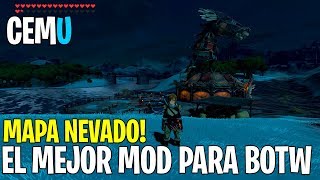 Cemu 1.15.0 | Breath of the Wild El Mejor Mod Mapa Nevado!