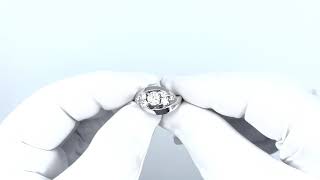 Vidéo: Bague en or gris 18 Cts avec 1,40 Cts de diamants vers 1965. Taille 52.