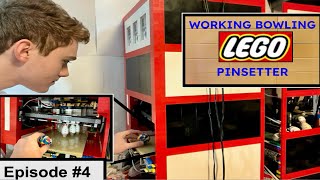 Fully Built LEGO Bowling Alley Pinsetter WORKING - Episode: 4
