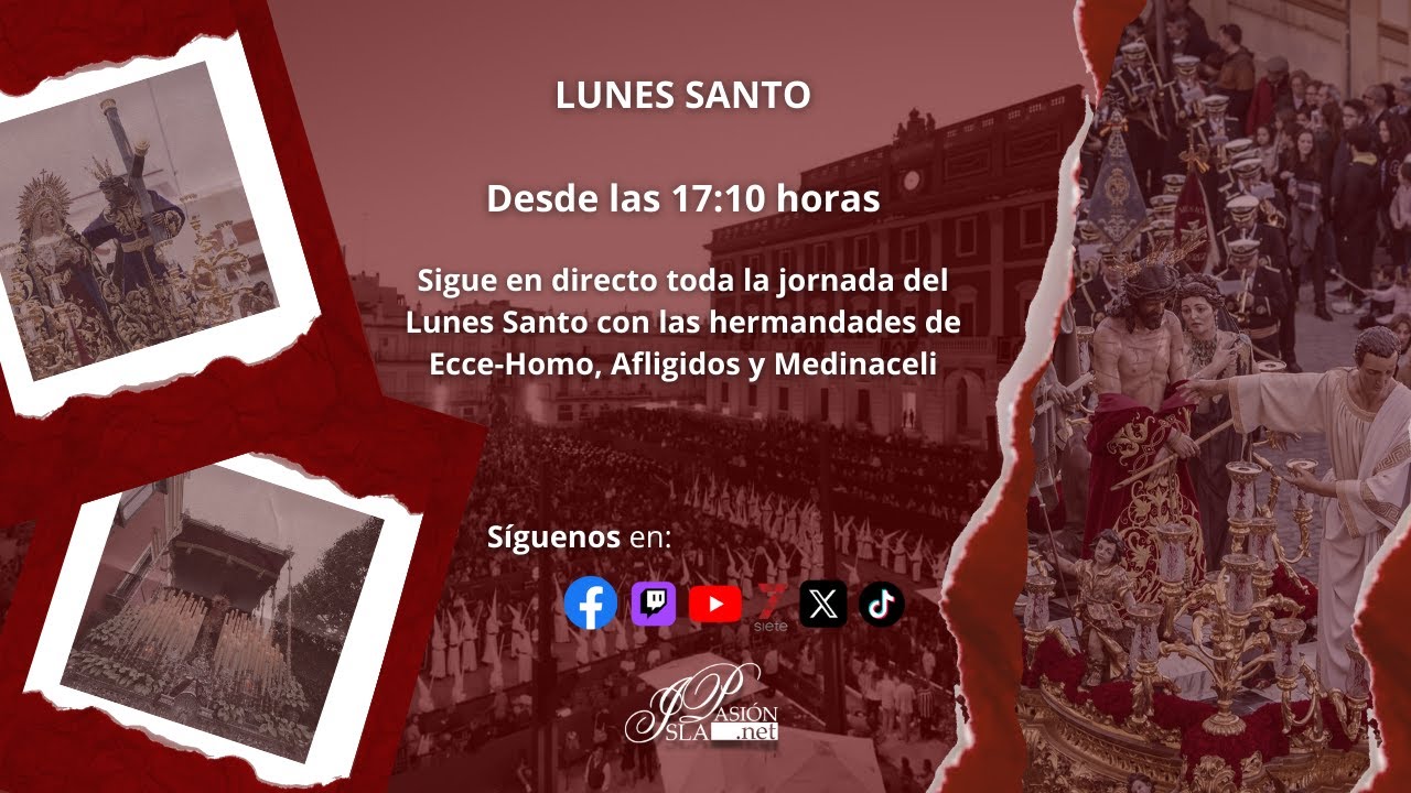 #DIRECTO | ISLAPASIÓN | Especial Lunes Santo | San Fernando | 2025