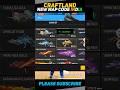 craftland new map code free fire #shorts