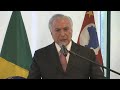 TEMER PEDE PARA QUE SEU SUCESSOR CONTINUE SUAS POLÍTICAS DE MUDANÇA.