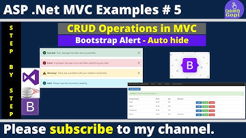 💡 Auto-Hide Bootstrap Alert in ASP.NET MVC | Show Success Message After Data Submission