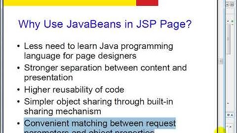JSP with JavaBeans