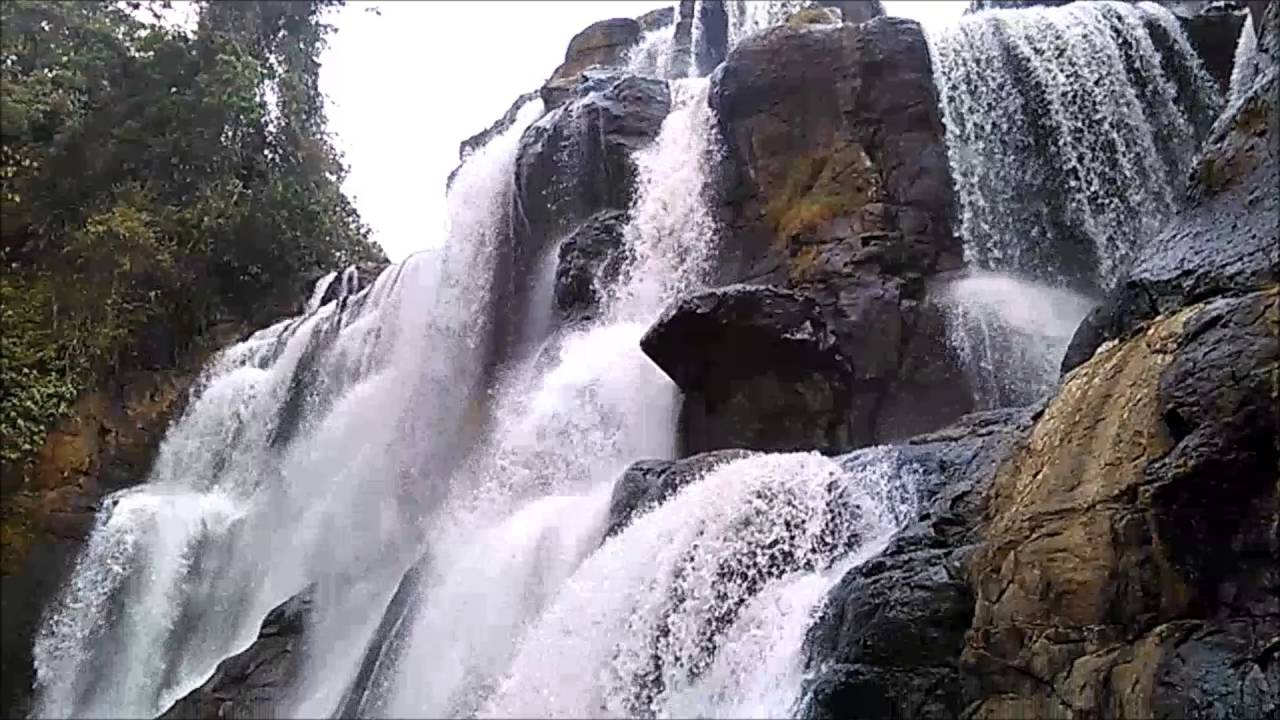 Beautiful Waterfall  Curug Malela From West Java  
