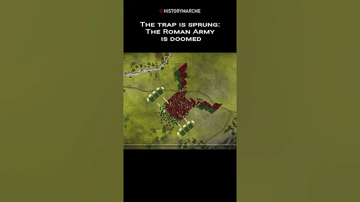 How did Hannibal trap the Roman army at Cannae? ⚡️