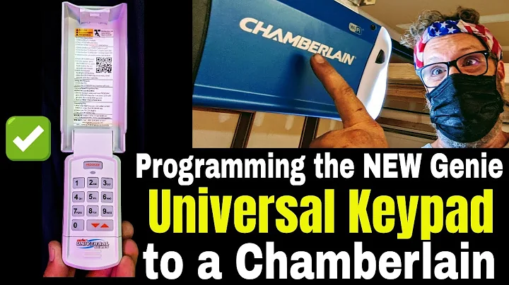 Program a 🆕 Genie Universal Keypad to a Chamberlain Garage Door Opener